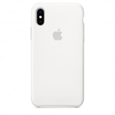 Силиконовый чехол для iPhone X/XS белый