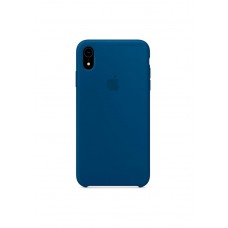 Чехол iPhone XR Silicone Case синий
