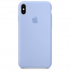 Чехол iPhone XS MAX Silicone Case голубой