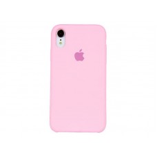 Чехол для iPhone XR Silicone Case розовый