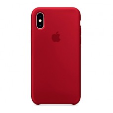 Чехол iPhone XS MAX Silicone Case бордовый