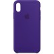 Чехол для iPhone X/XS Silicone Case фиолетовый