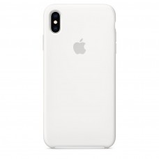 Чехол iPhone XS MAX Silicone Case белый