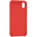 Чехол для iPhone XR Silicone Case красный