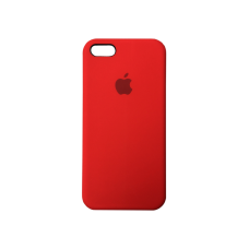 Чехол iPhone 5S/SE Silicone Case красный