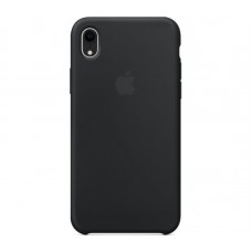 Чехол для iPhone XR Silicone Case черный
