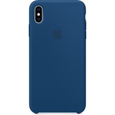 Чехол iPhone XS MAX Silicone Case синий