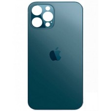 Задняя крышка (Стекло) для iPhone 12 Pro Max (Синий)