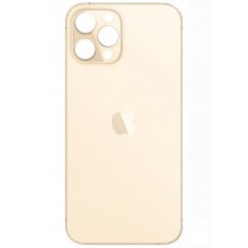 Задняя крышка (Стекло) для iPhone 12 Pro Max (Золотой)