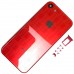 Корпус для iPhone 7 в стиле для iPhone 8 красный