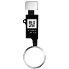 Кнопка Home для iPhone 7/8/7+/8+ v.4 (MB) сенсорная белая (серебро)