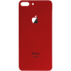 Стекло корпуса заднее iPhone 8 Plus (красное)