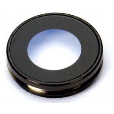 Стекло задней камеры для iPhone 8/SE 2020/SE 2022 (черное кольцо)