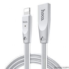 Кабель HOCO U9 Lightning to USB 2м серебристый