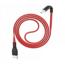 Кабель HOCO X44 Lightning to USB 1м силиконовый красный
