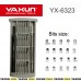 Набор инструментов для точных работ Yaxun YX-6323 (22 в 1)