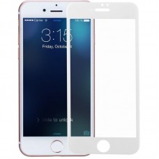 Защитное стекло iPhone 7/8 3D/5D с белой рамкой