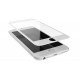 Стекло защитное для iPhone 6/6S 3D/5D с белой рамкой